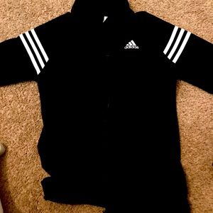 Adidas 3-Stripes Sweater Black Youth Large (Lg 14-16)